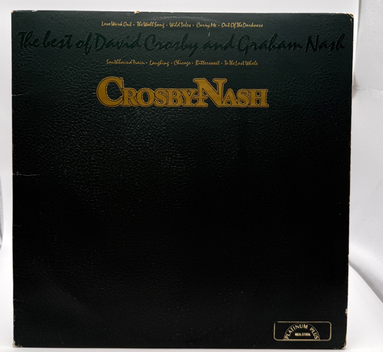 Crosby and Nash The Best of Crosby Nash 1978 ABC Records textured front cover