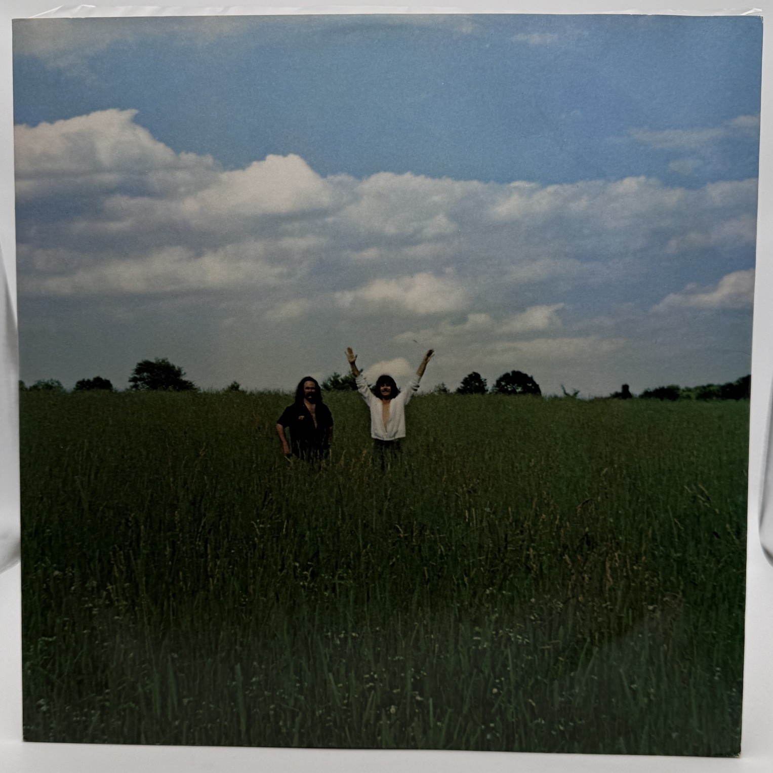 The Best of Crosby Nash original photo inner sleeve with Crosby and Nash in field