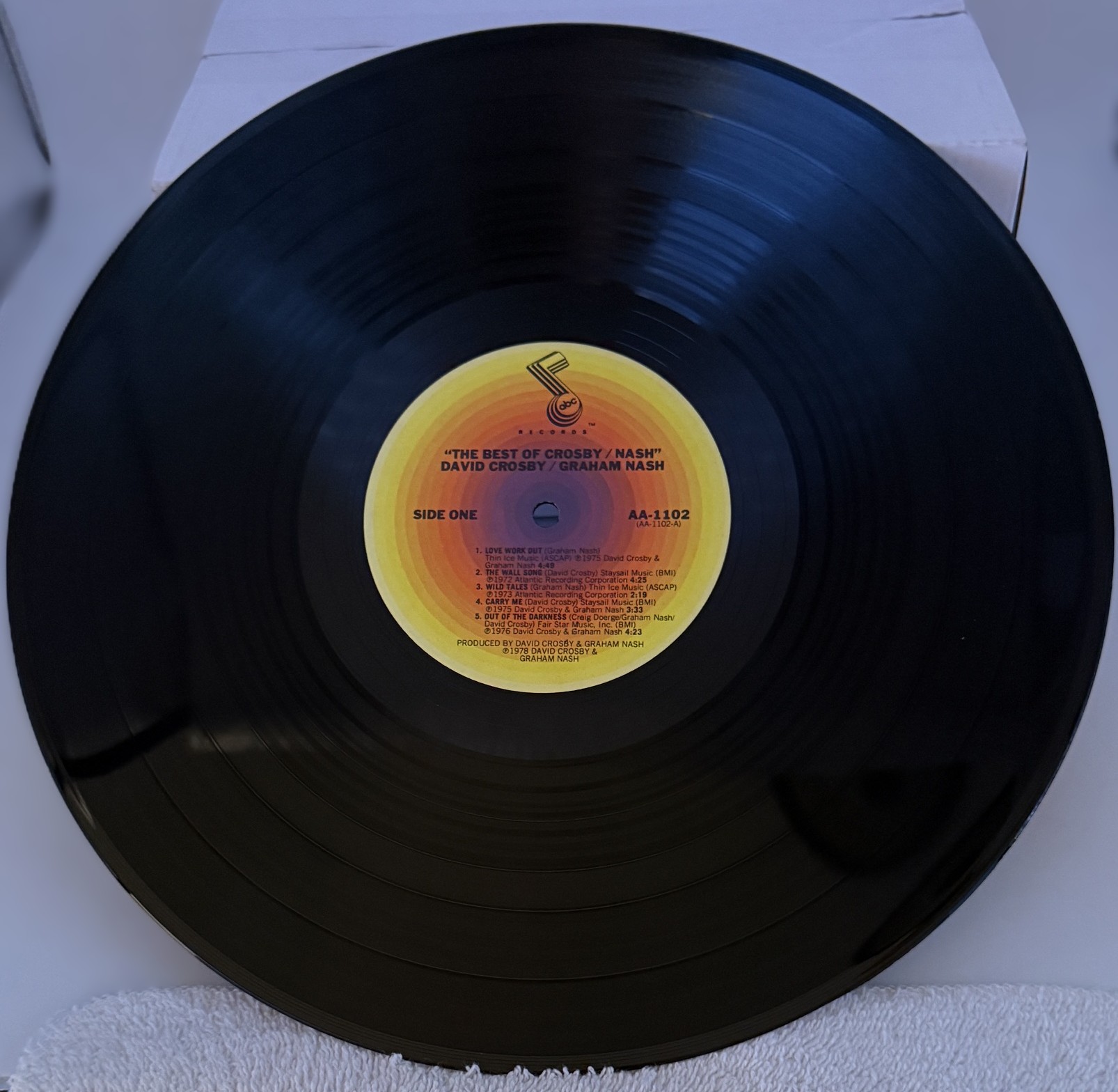 Crosby and Nash The Best of Crosby Nash NM- vinyl LP ABC Records