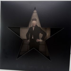 David Bowie Blackstar die-cut star front cover 2016 first pressing