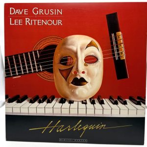 Dave Grusin and Lee Ritenour Harlequin 1985 GRP vinyl LP front cover