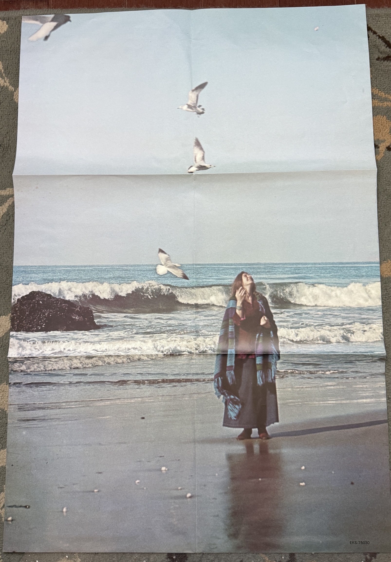 Judy Collins Colors of the Day original fold-out poster