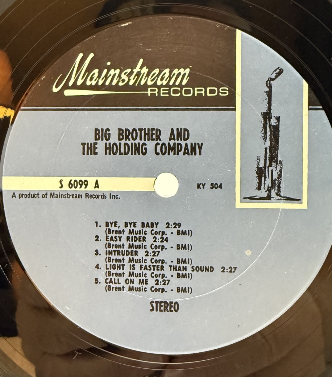 Big Brother and the Holding Company S6099 Side A Mainstream label