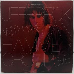 Photo 1: Jeff Beck With The Jan Hammer Group Live 1977 Epic LP front cover