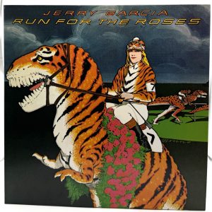 Jerry Garcia Run for the Roses vinyl LP front cover on Round Records