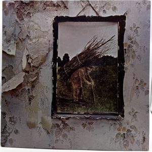 Led Zeppelin IV SD 19129 iconic front gatefold album cover