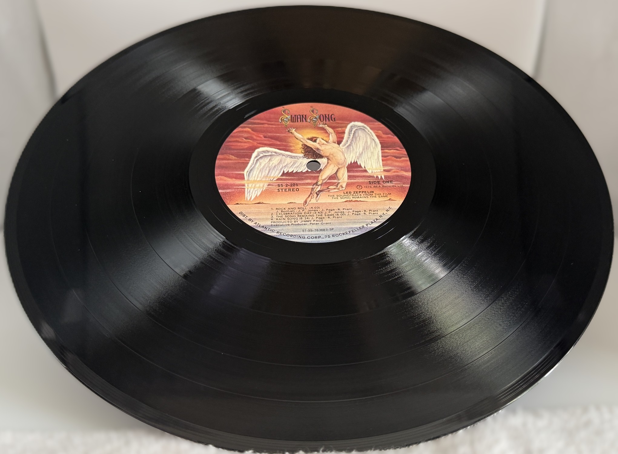 Led Zeppelin The Song Remains The Same 1976 Swan Song vinyl record