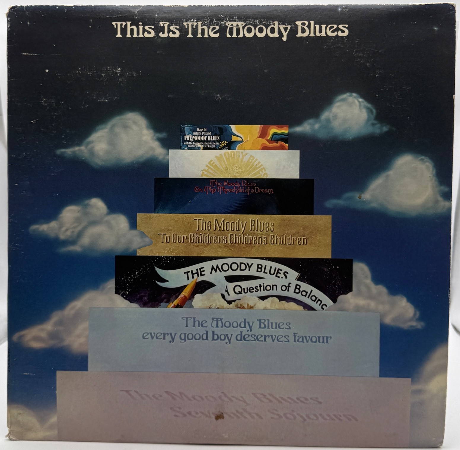 The Moody Blues This Is The Moody Blues 1984 Threshold 2LP vinyl front cover