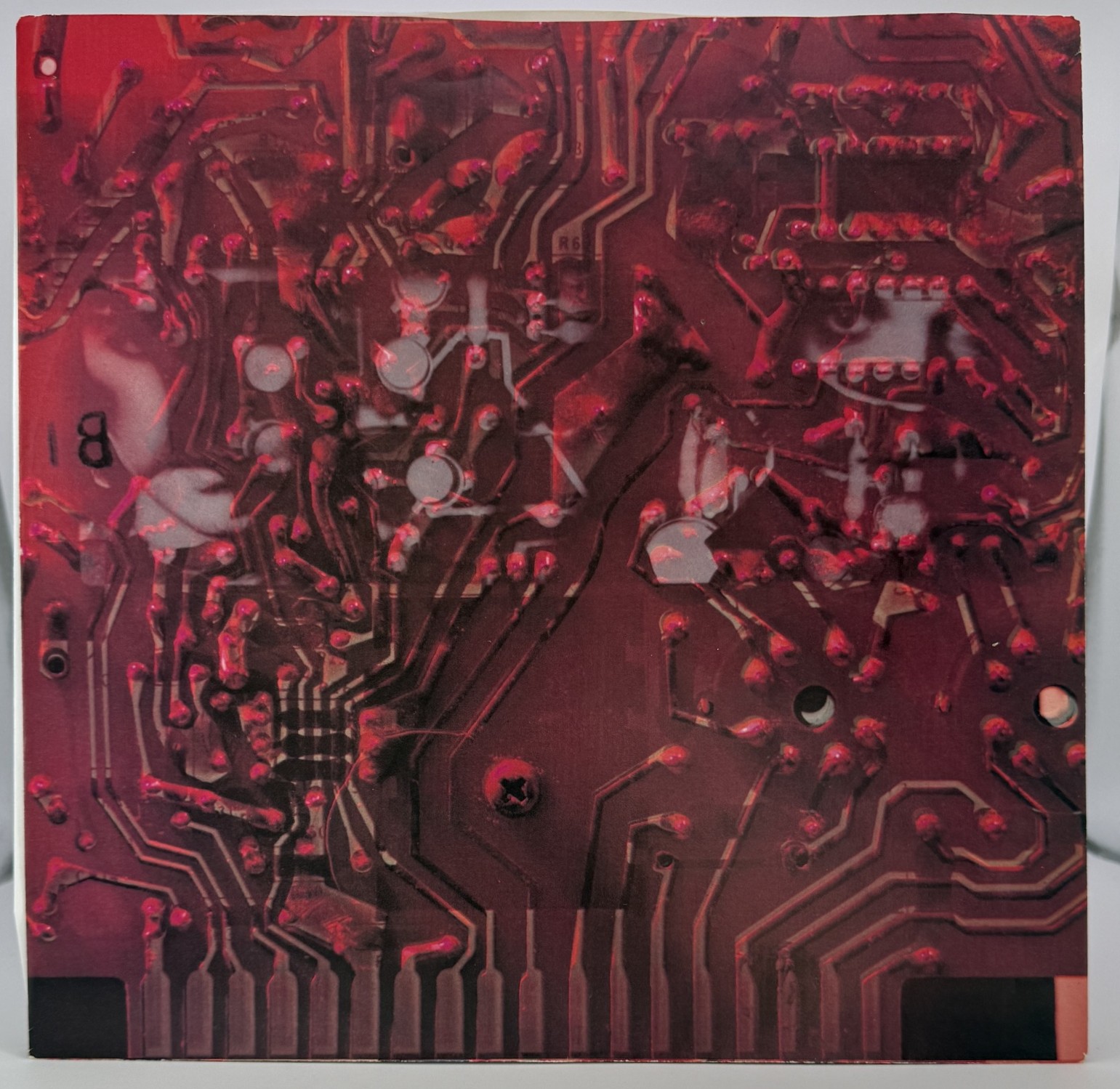 The Police Ghost in the Machine original circuit-board inner sleeve reverse