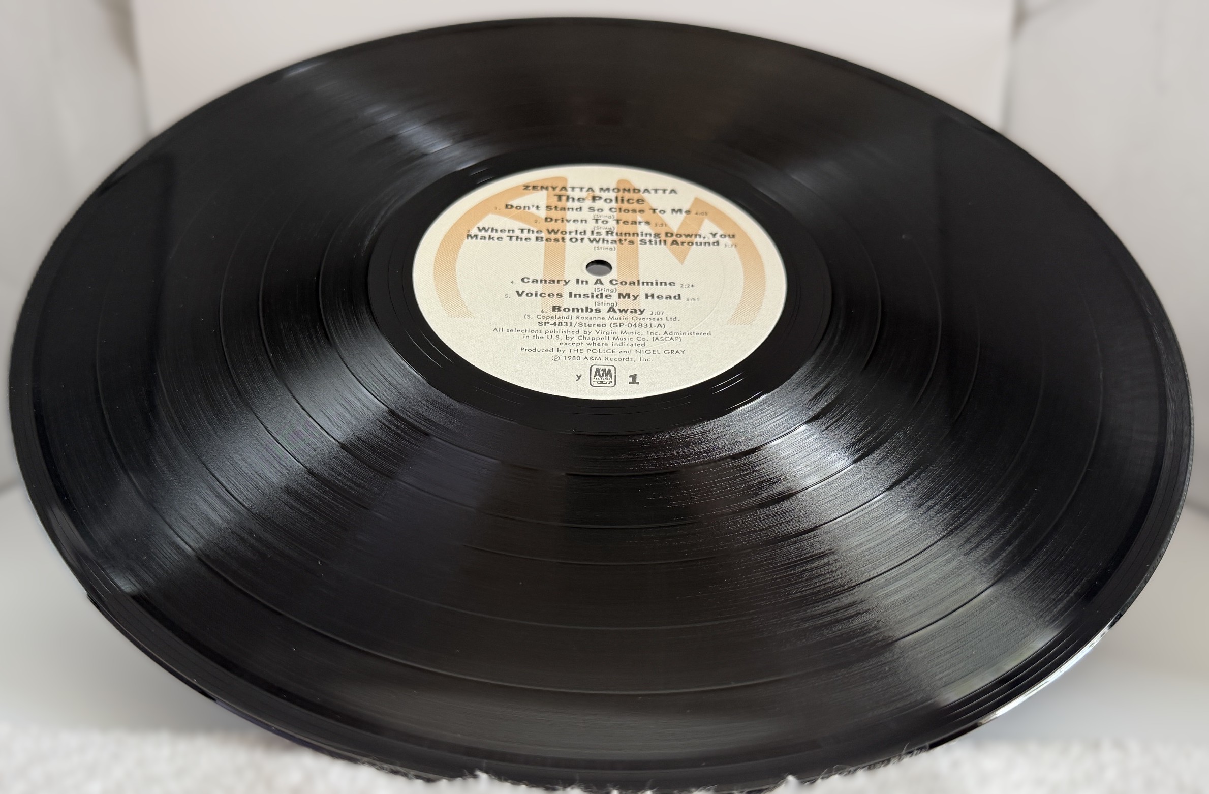 The Police Zenyatta Mondatta NM- vinyl record
