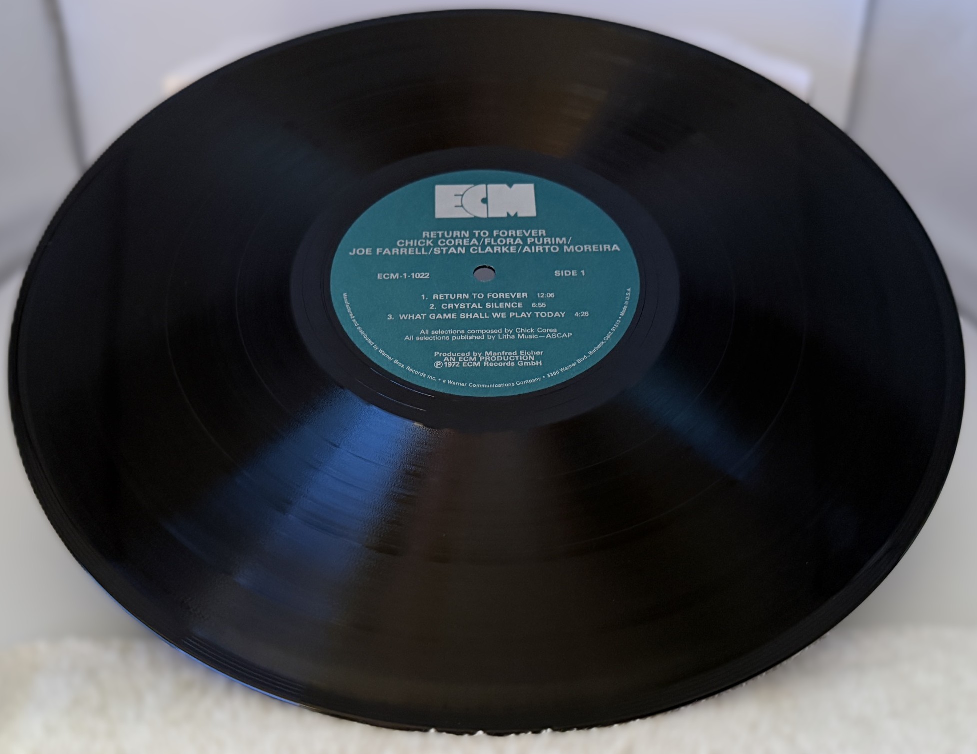 Chick Corea Return to Forever ECM 1022 vinyl record