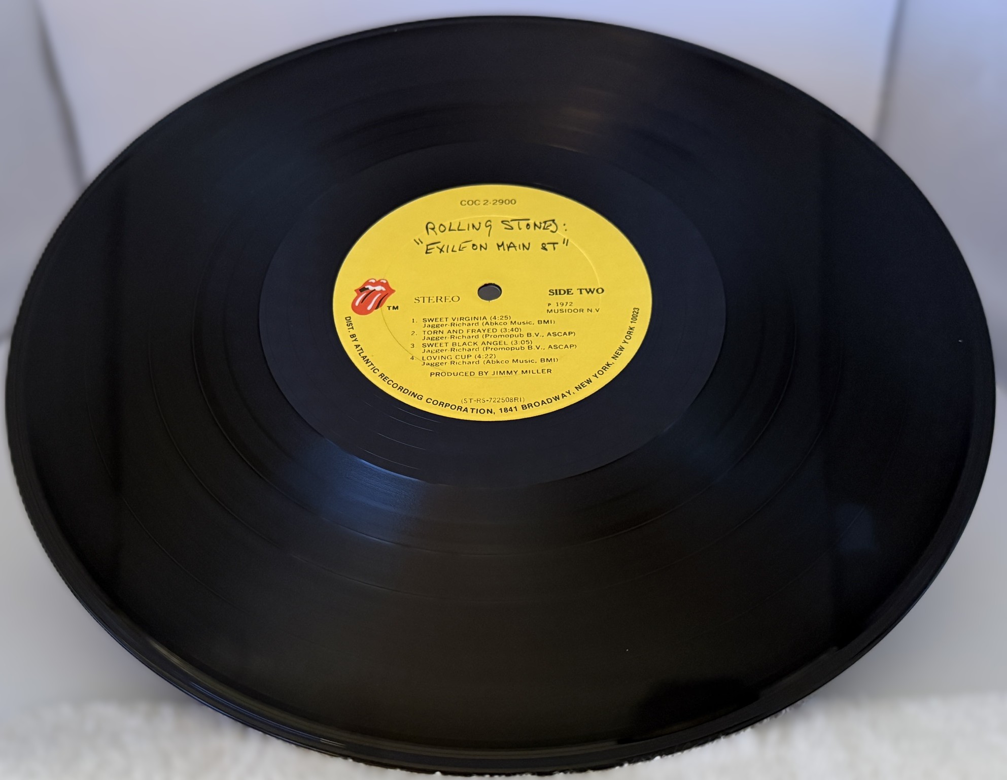 Rolling Stones Exile on Main St 1972 Presswell vinyl LP