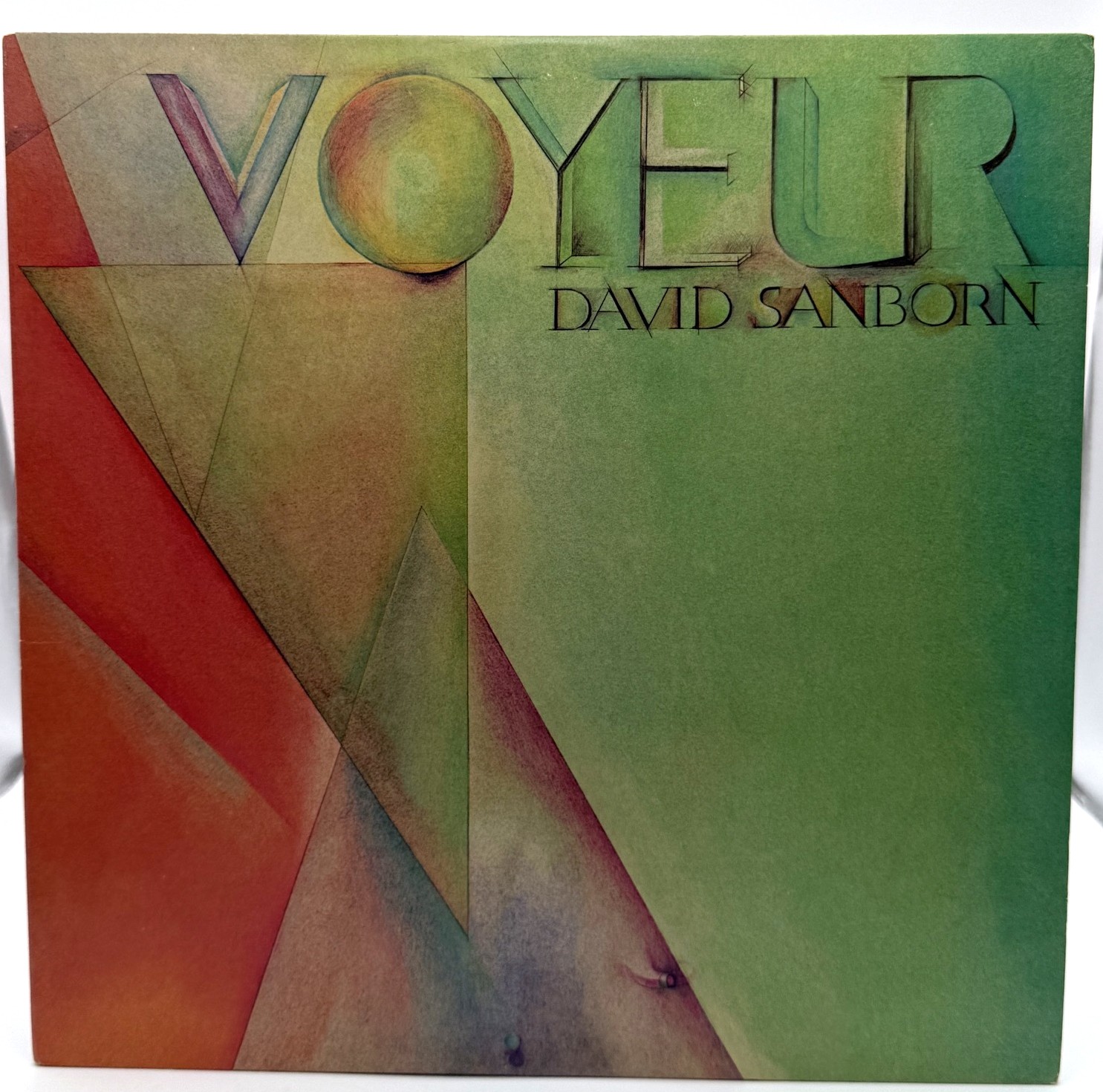 David Sanborn Voyeur 1981 Warner Bros. vinyl LP front cover