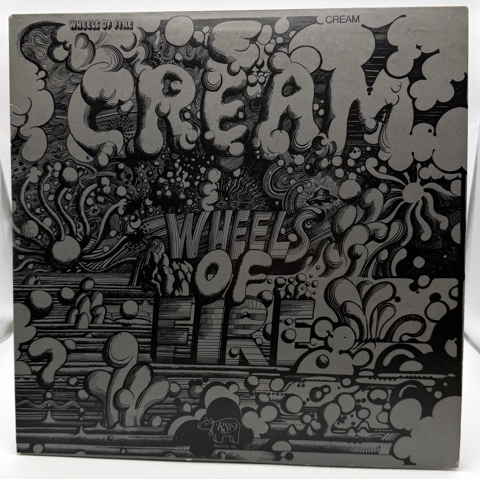 Cream Wheels of Fire vinyl Columbia House CRC album cover