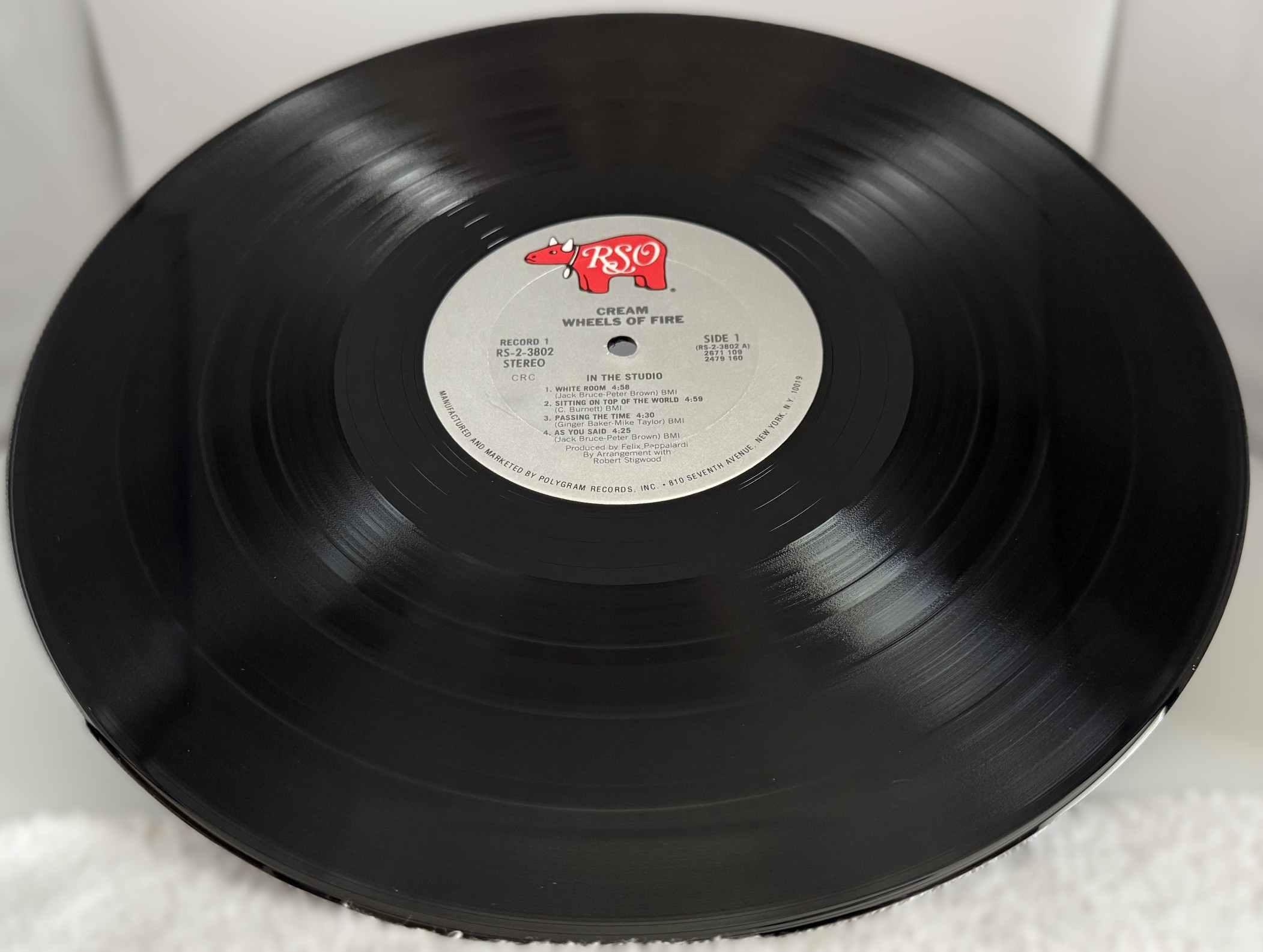 Cream Wheels of Fire NM- vinyl RSO record