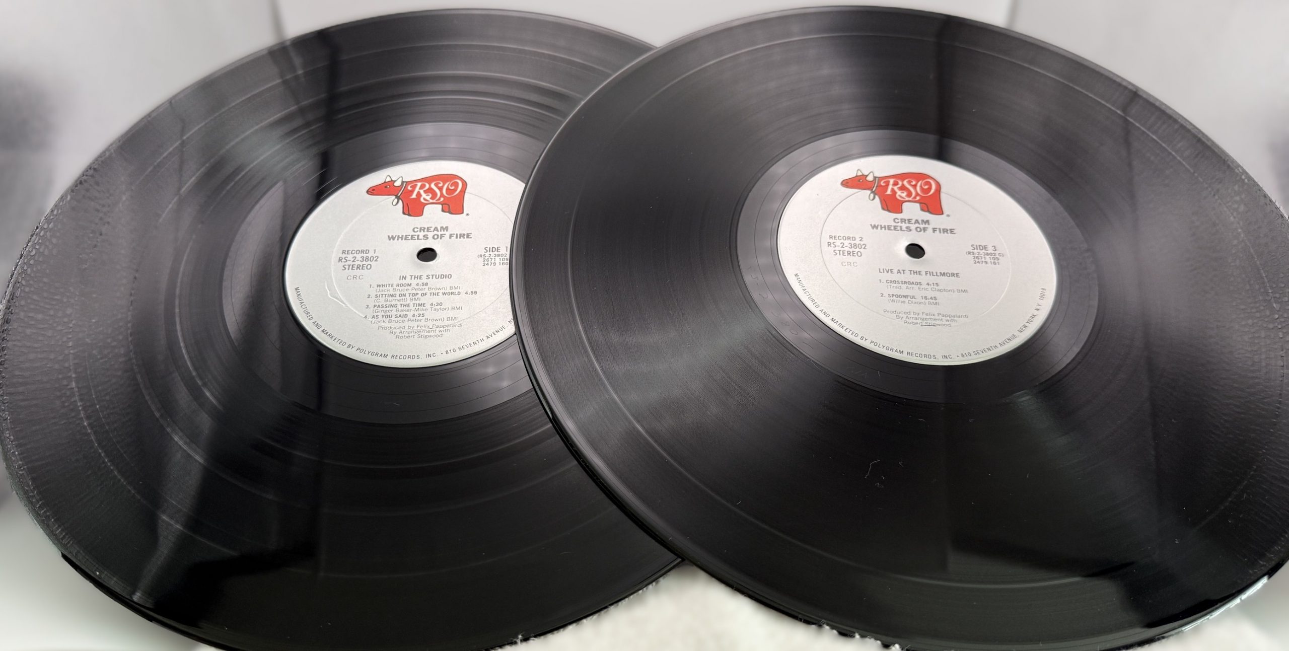 Cream Wheels of Fire Columbia House CRC two vinyl LP set