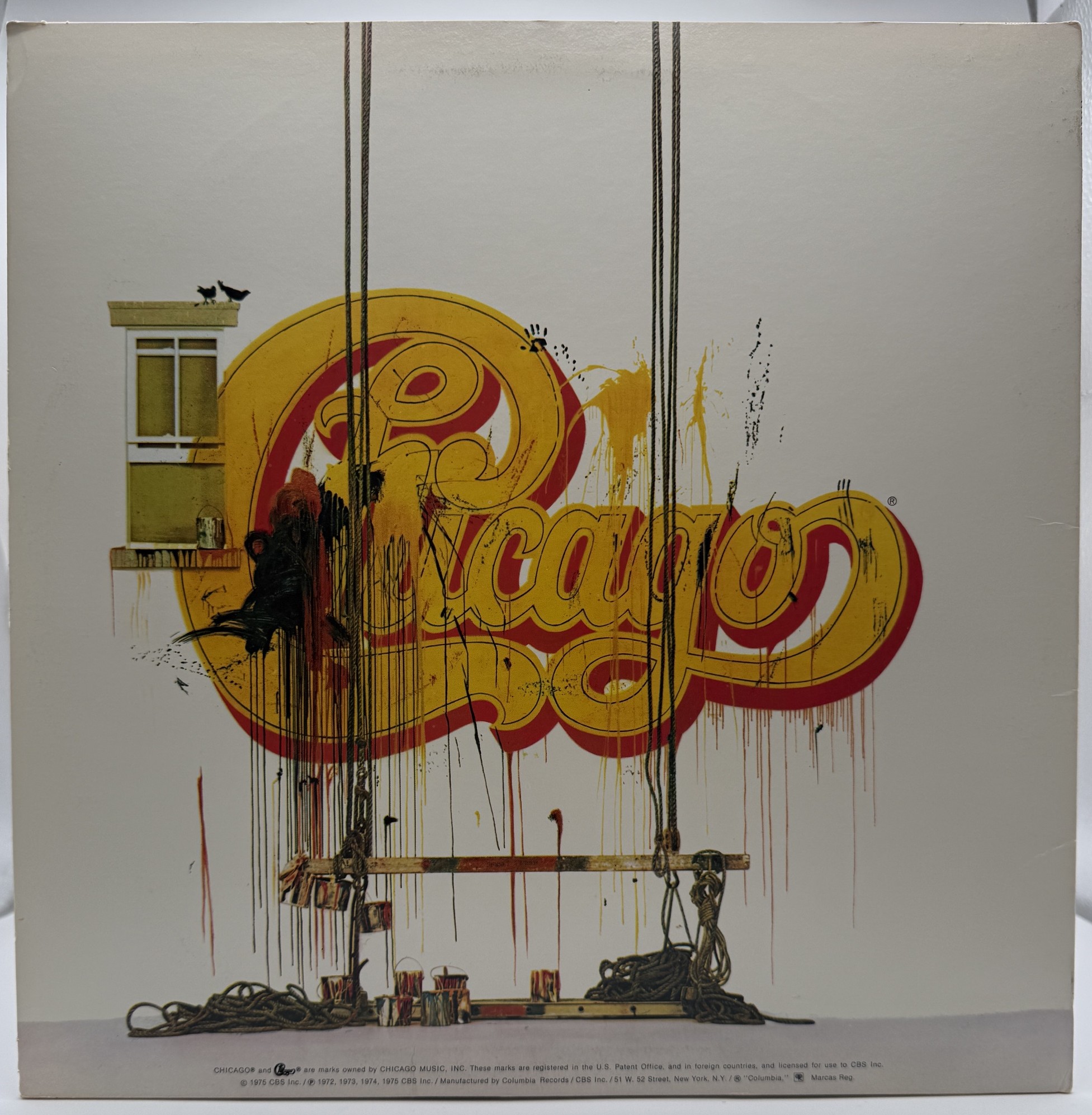 Chicago IX Chicago's Greatest Hits 1975 Columbia PC 33900 back cover