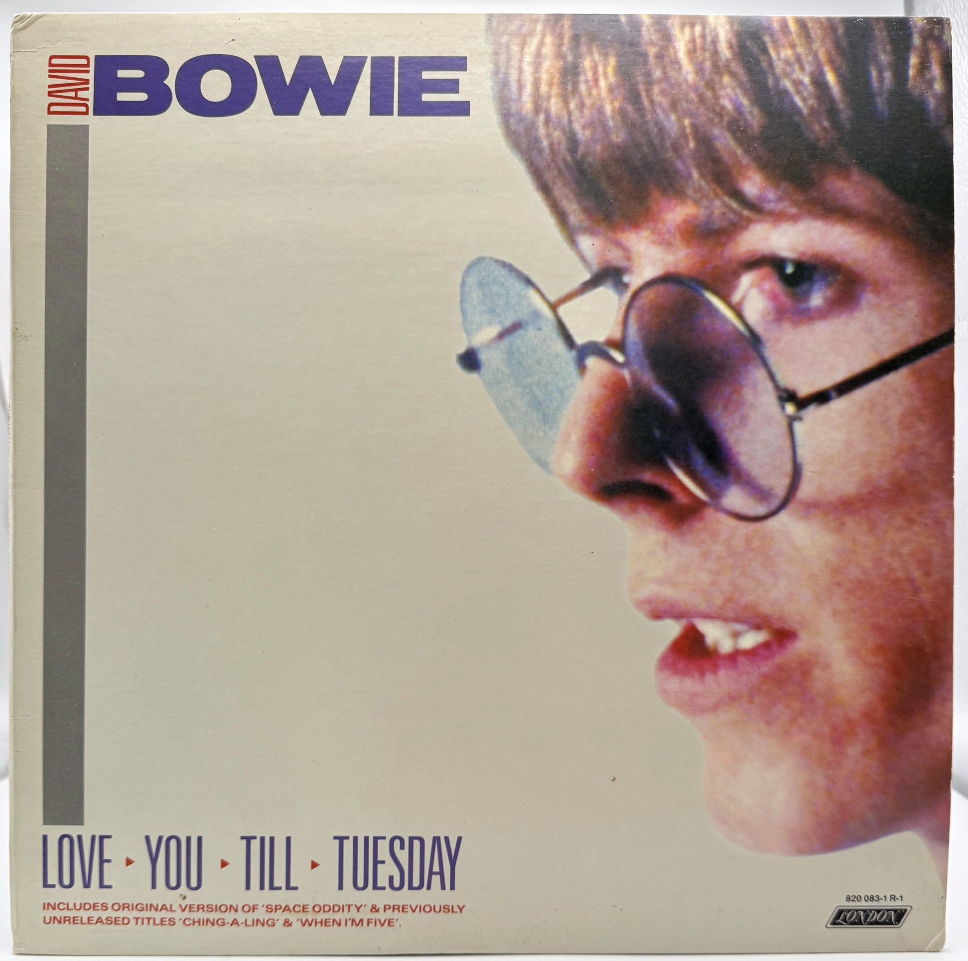 David Bowie Love You Till Tuesday 1984 vinyl front cover