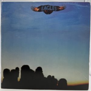 Front: Eagles 1972 first press vinyl LP original Asylum SD 5054 front cover