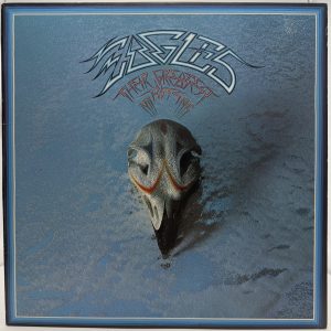 Eagles Their Greatest Hits 1971-1975 vinyl LP embossed front cover