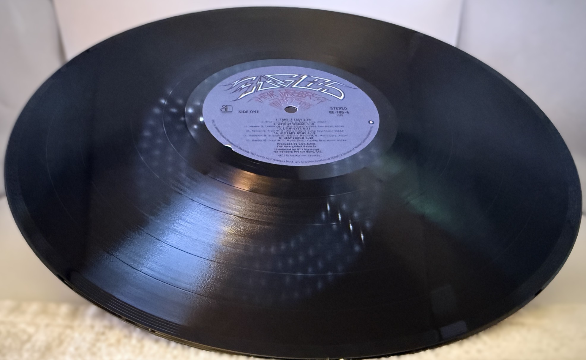 Eagles Their Greatest Hits 1971-1975 vinyl LP Side One