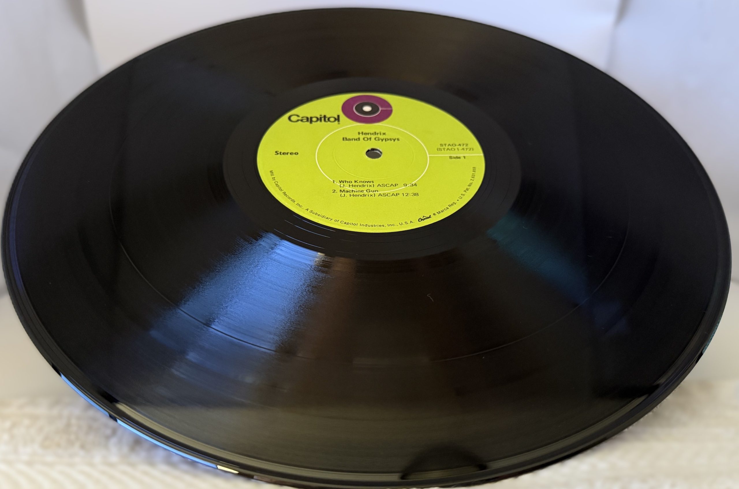 Jimi Hendrix Band of Gypsys 1970 original pressing black vinyl LP