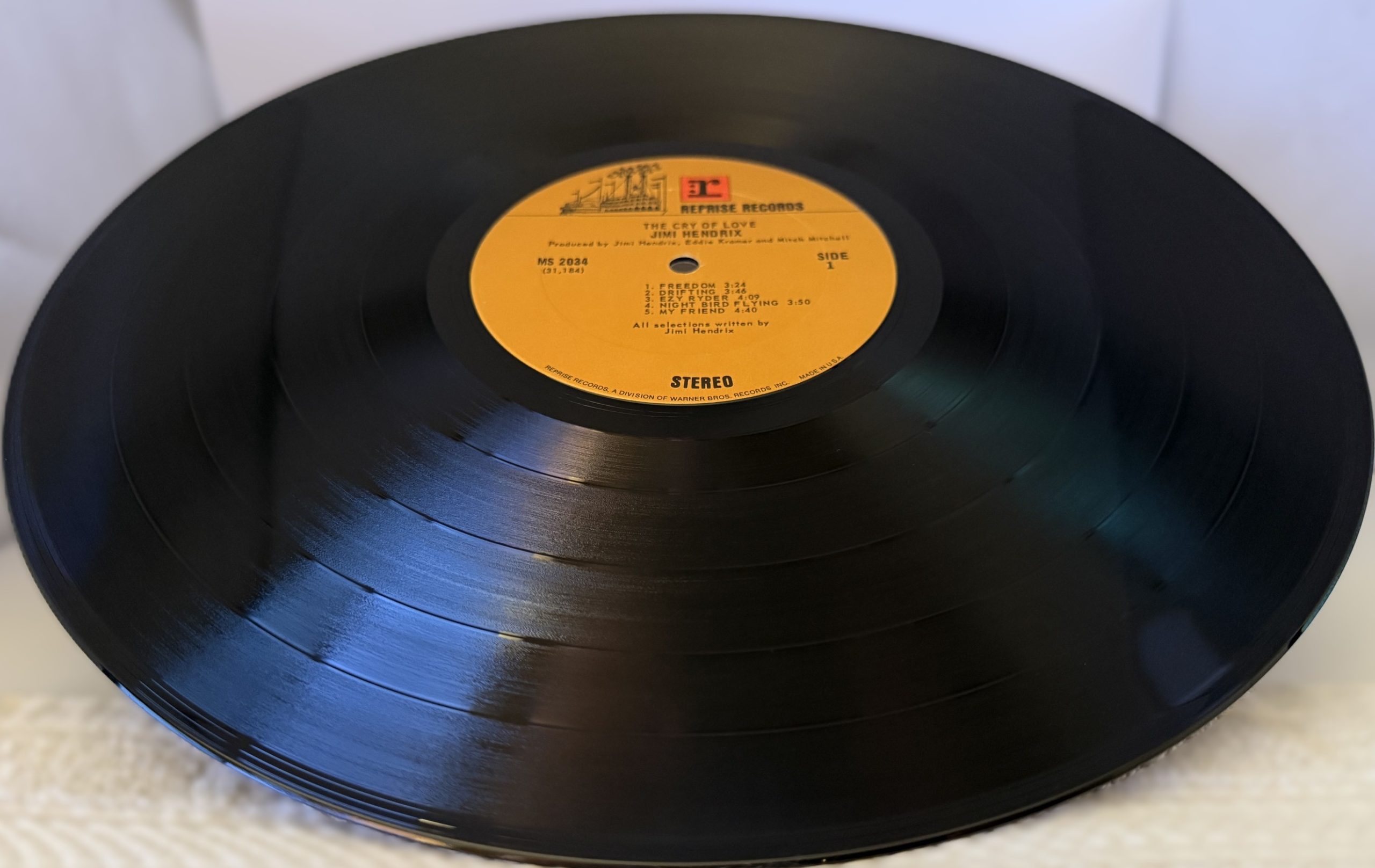 Jimi Hendrix The Cry of Love 1971 Reprise MS 2034 Near Mint vinyl record