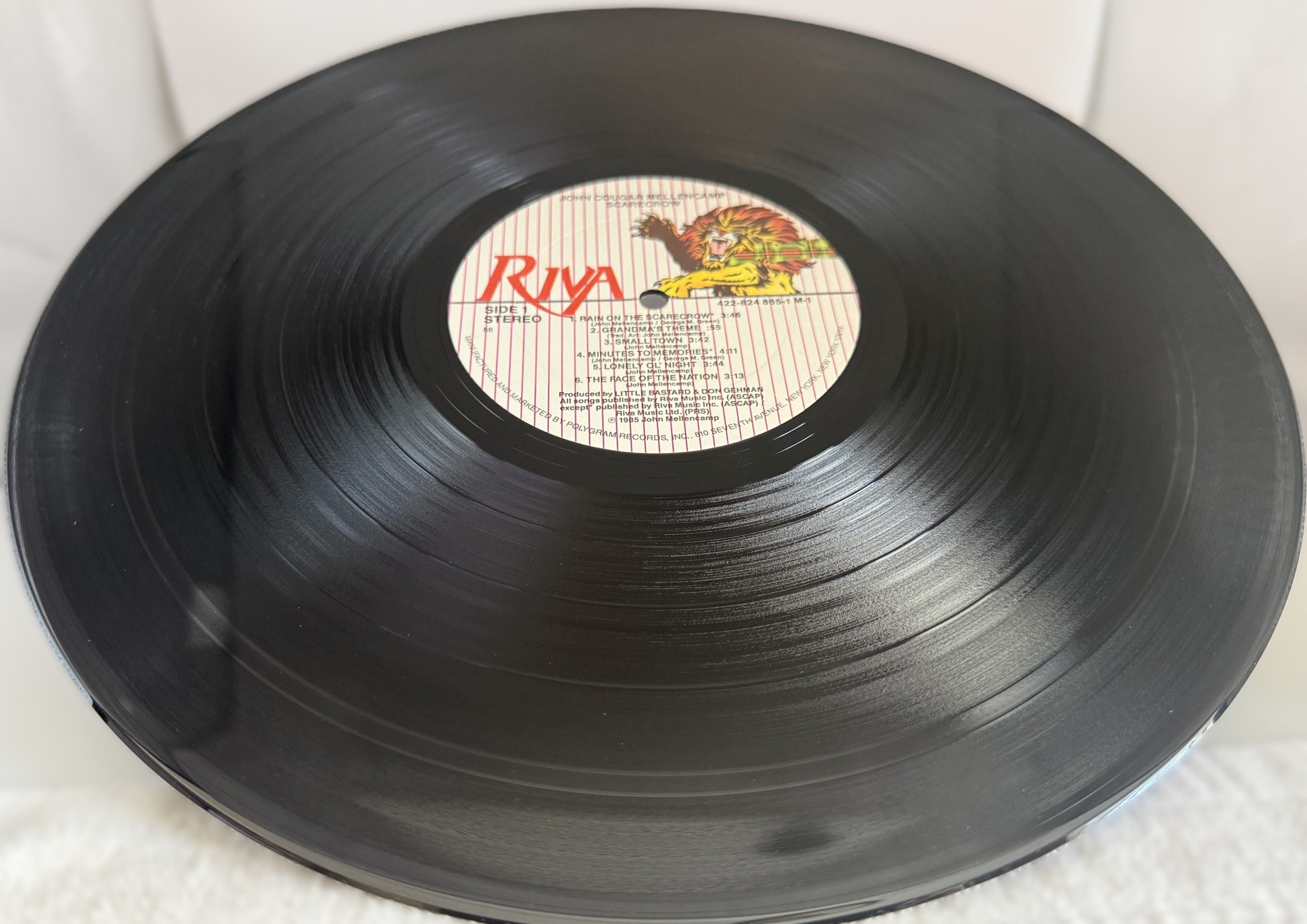 John Cougar Mellencamp Scarecrow 1985 Riva vinyl LP
