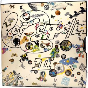 Front: Led Zeppelin III 1970 Atlantic SD 7201 original die-cut rotating wheel cover
