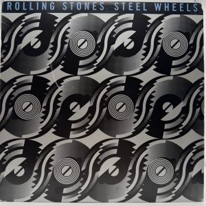 Photo 1: The Rolling Stones Steel Wheels 1989 vinyl LP front cover