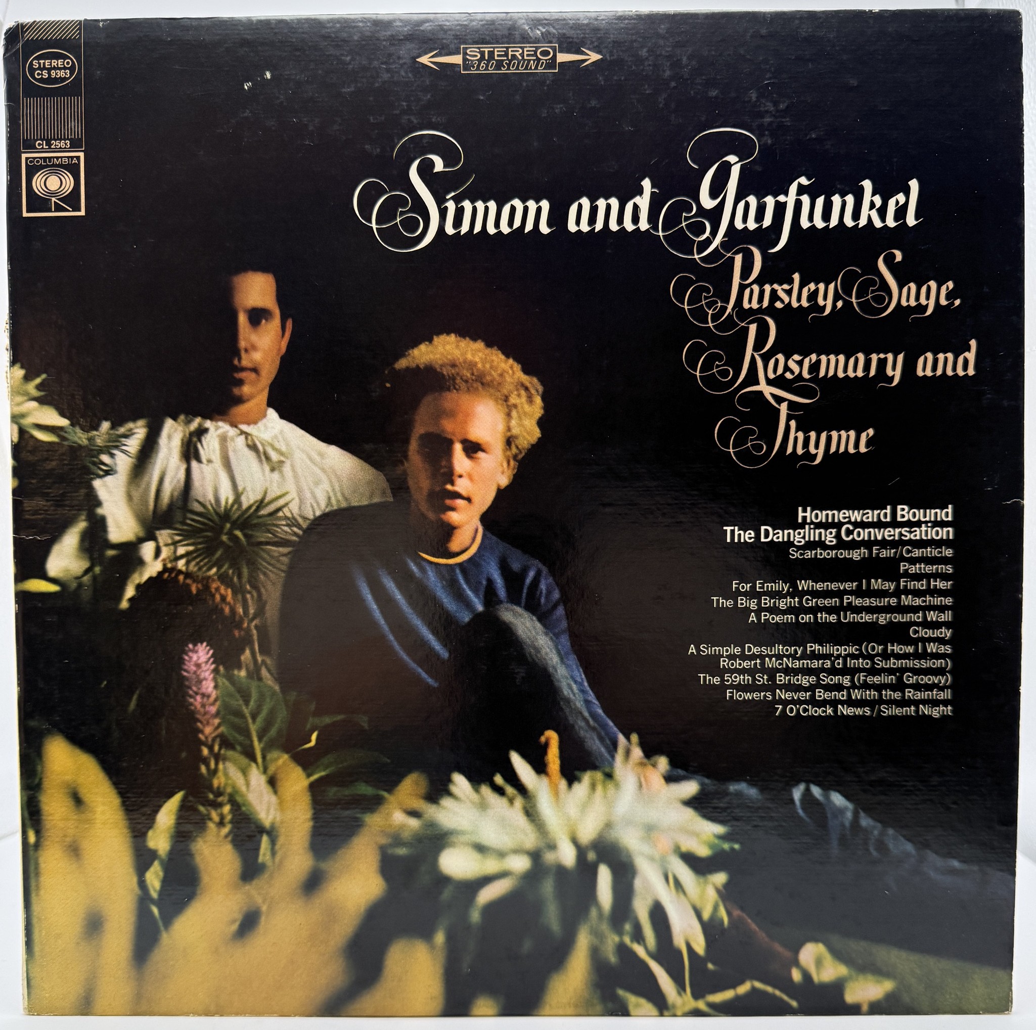 Simon & Garfunkel Parsley Sage Rosemary and Thyme 1966 vinyl LP front cover