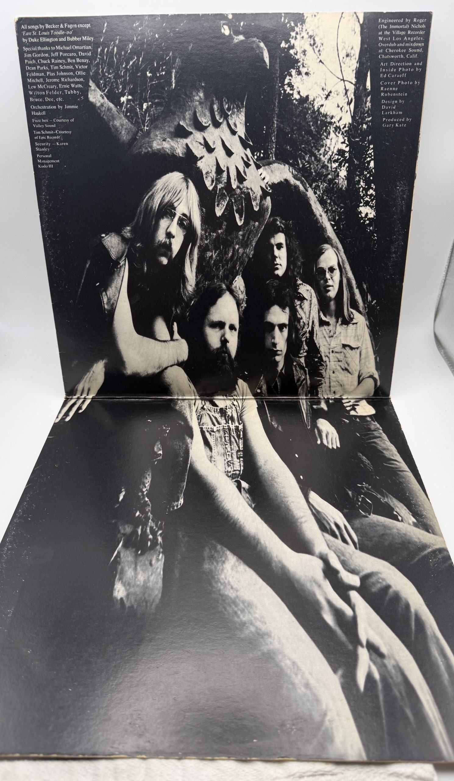Steely Dan Pretzel Logic original gatefold interior