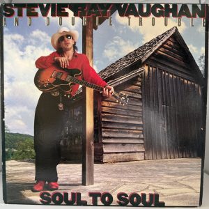 Stevie Ray Vaughan Soul to Soul 1985 Epic vinyl LP front cover