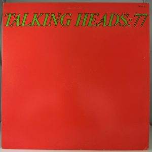 Talking Heads Talking Heads 77 1977 Sire vinyl LP front cover
