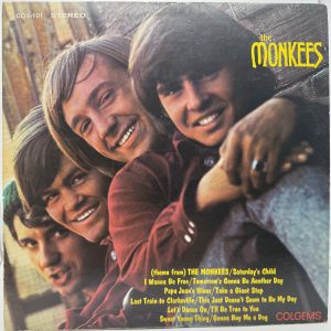 The Monkees 1966 Colgems COS-101 stereo Hollywood misprint LP front cover