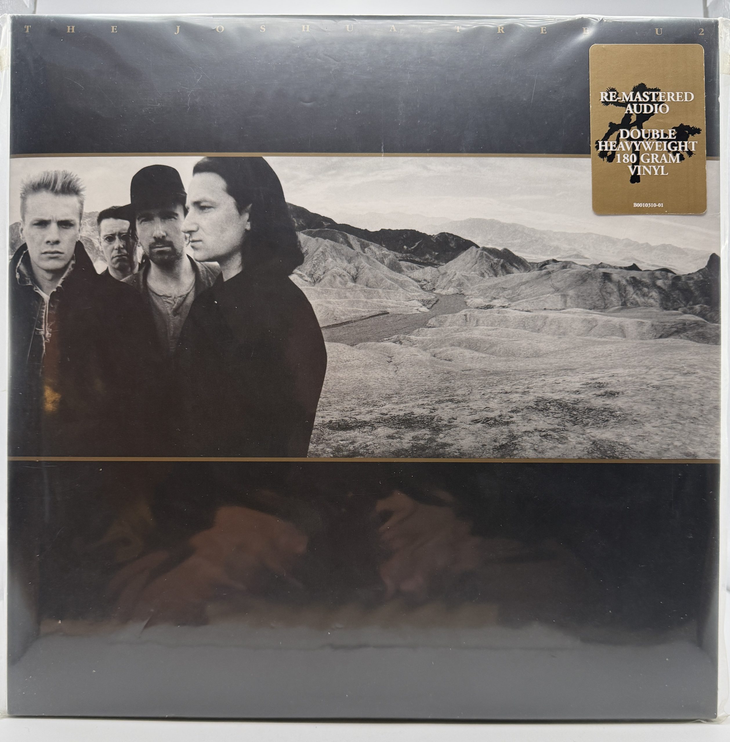 U2 The Joshua Tree 2016 remastered 2LP 180g vinyl factory sealed front cover