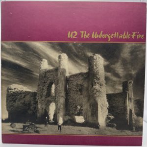 U2 The Unforgettable Fire vinyl LP 1984 Island Records front cover