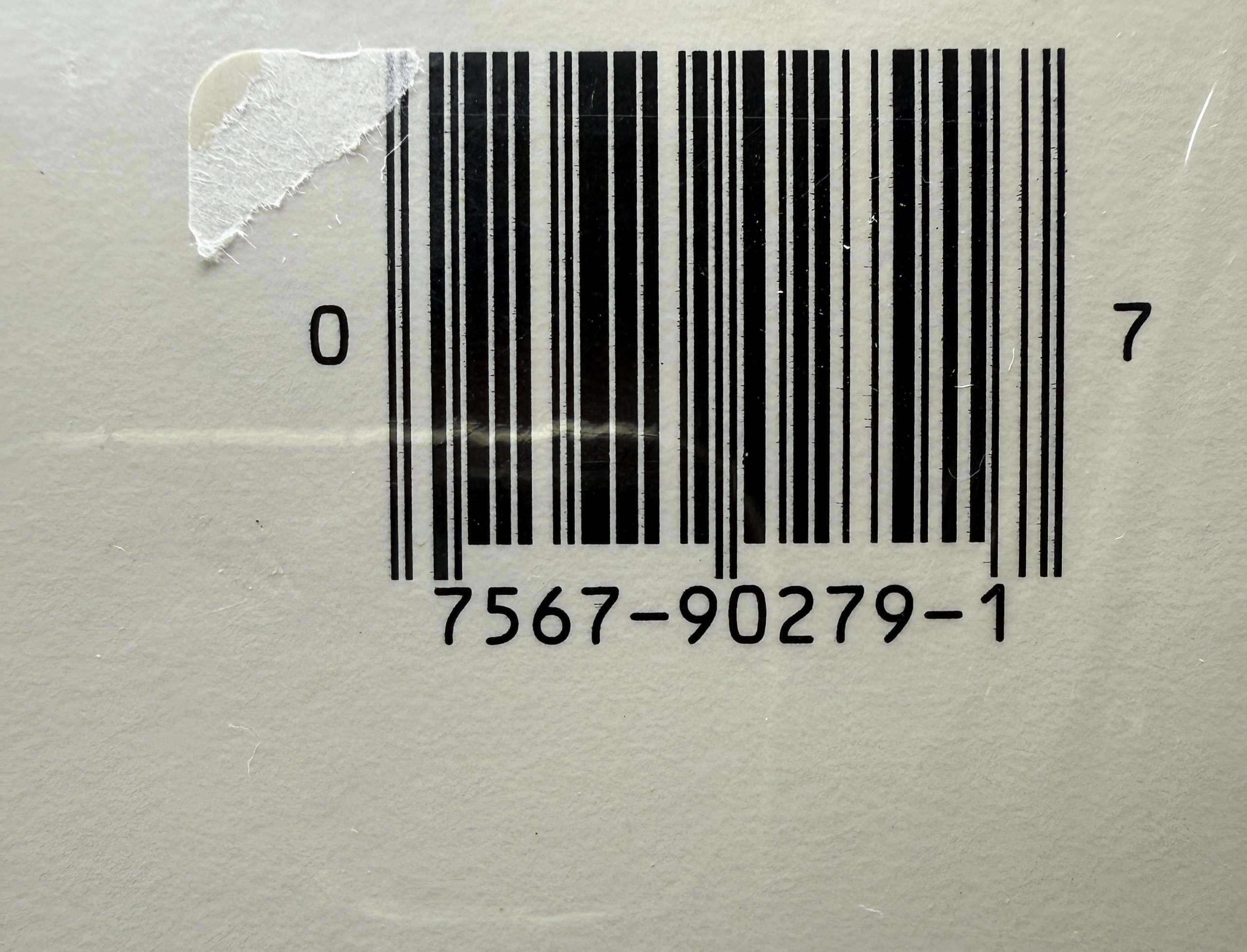 Barcode: U2 Wide Awake in America vinyl barcode 075679027917 RCA club edition