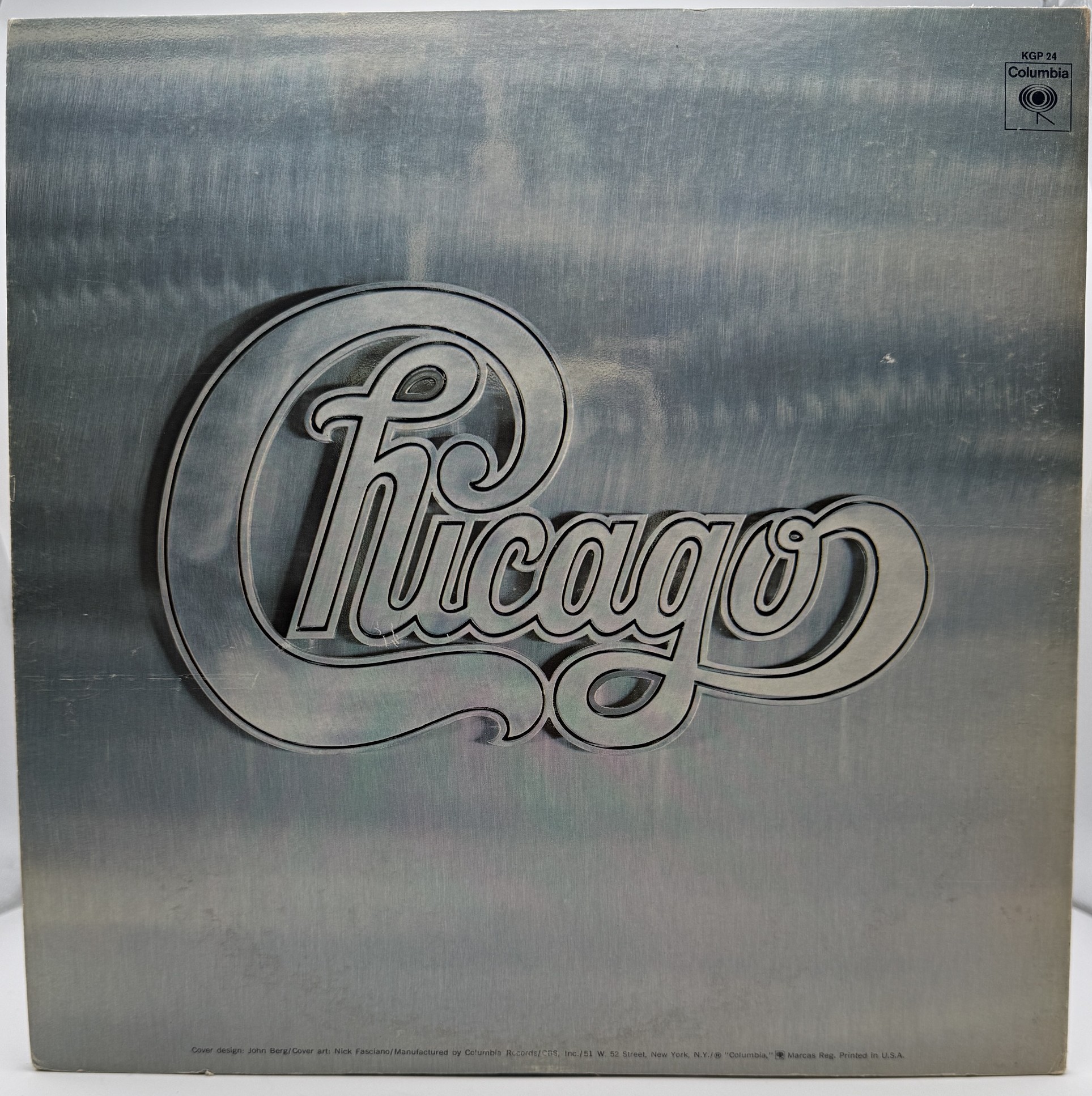 Chicago Chicago II 1970 Columbia KGP 24 vinyl LP metallic back cover