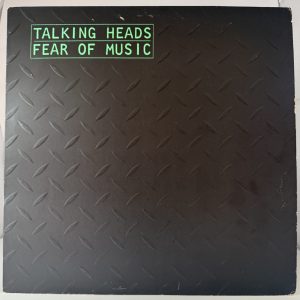 Talking Heads Fear of Music 1979 vinyl LP embossed front cover
