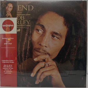 Bob Marley Legend 2023 Target exclusive gold vinyl sealed LP front cover – JAS Limited Listening Room