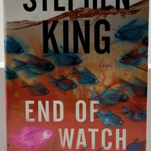 Stephen King End of Watch 2016 first edition hardcover front dust jacket with fish artwork – Ruby's Reading Shelf