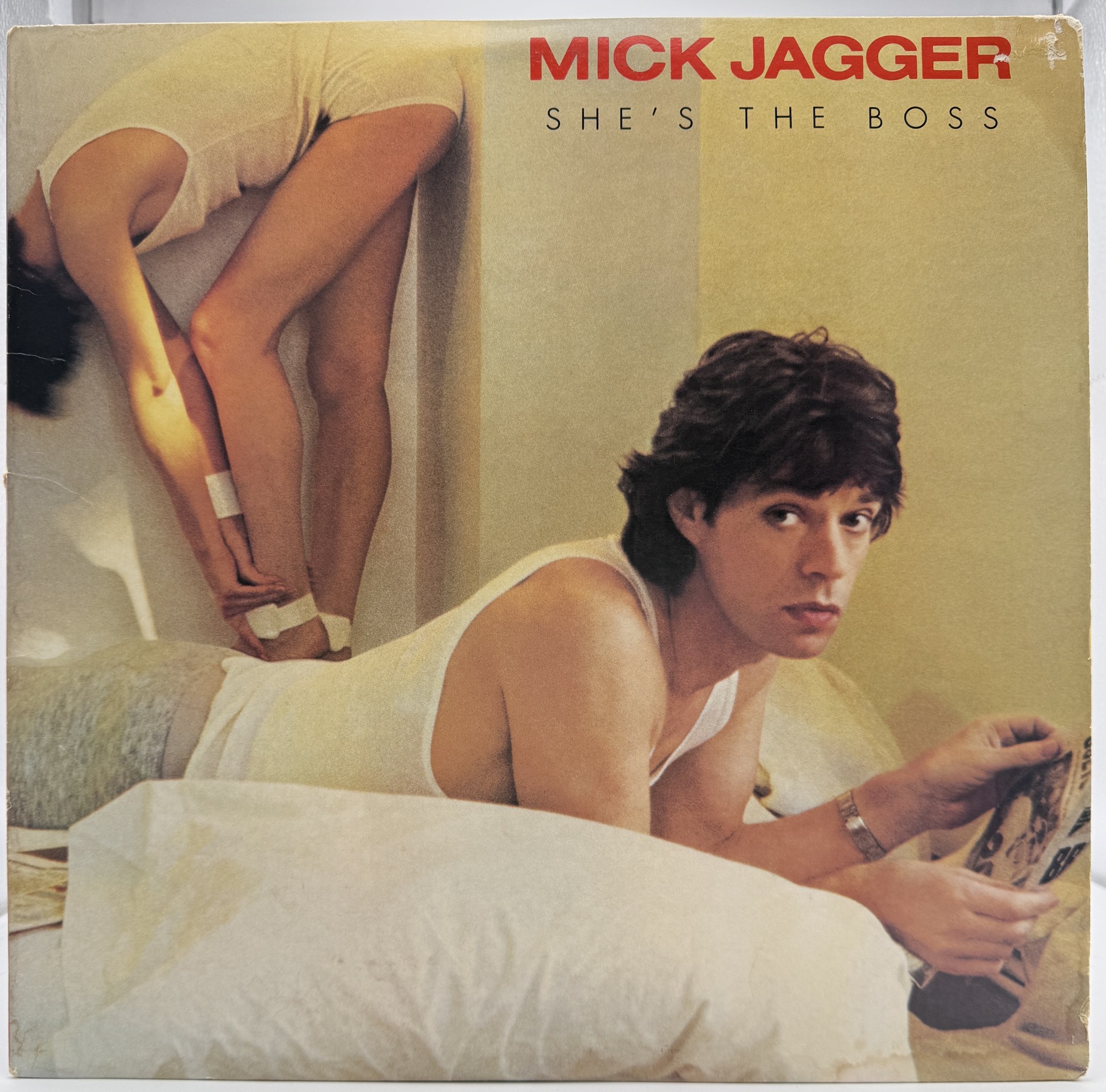 Mick Jagger She's the Boss 1985 Columbia vinyl LP front cover
