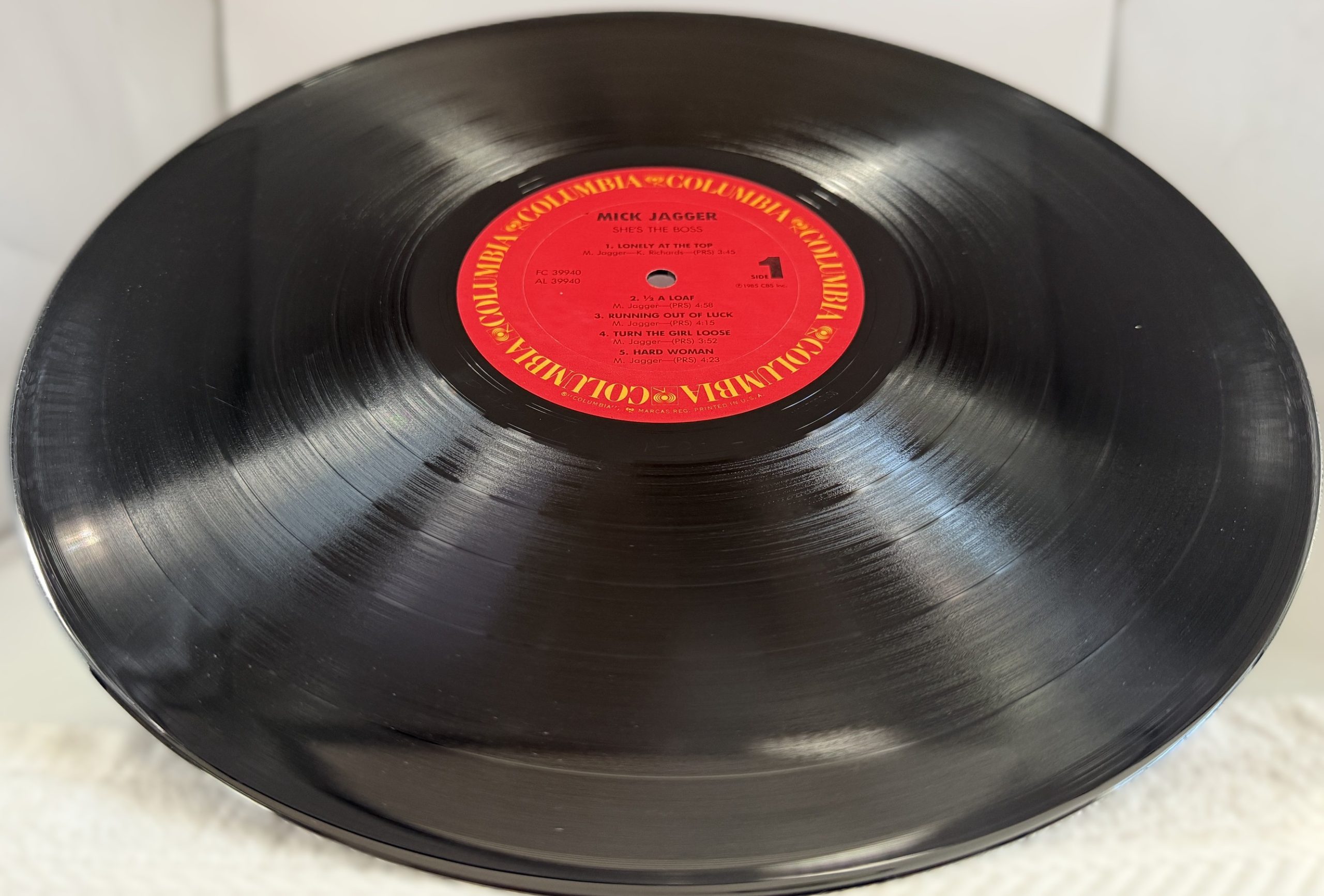 Mick Jagger She's the Boss 1985 NM- Columbia vinyl record