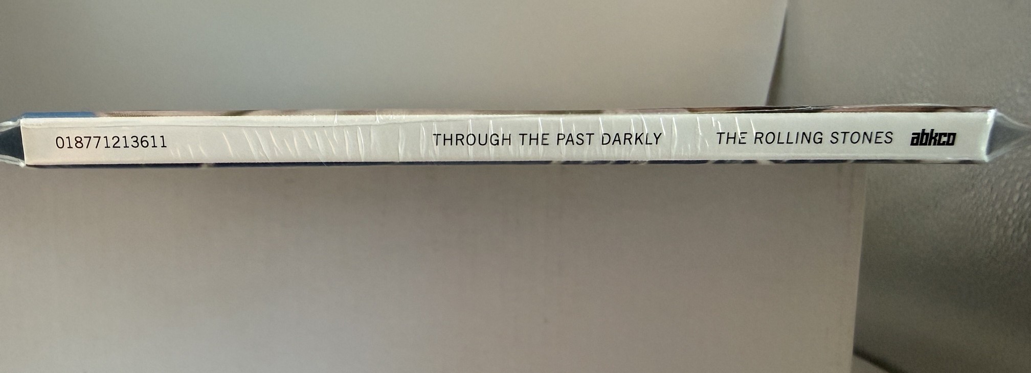Rolling Stones Through the Past Darkly sealed LP spine – JAS Limited Listening Room