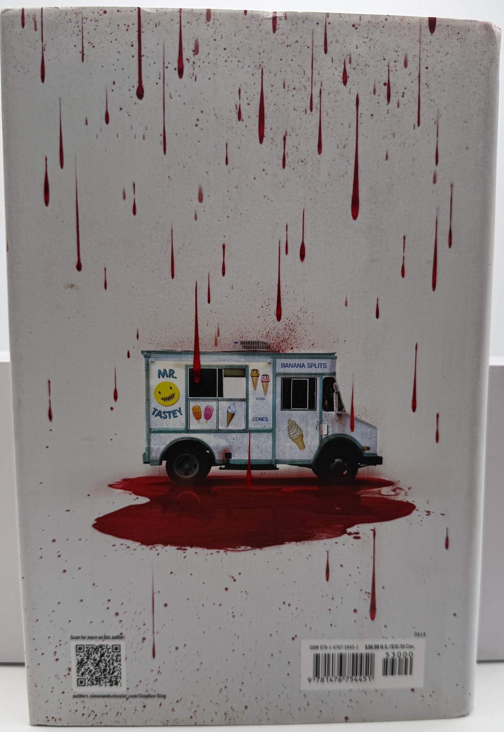 Stephen King Mr Mercedes original Scribner dust jacket back cover – Ruby's Reading Shelf