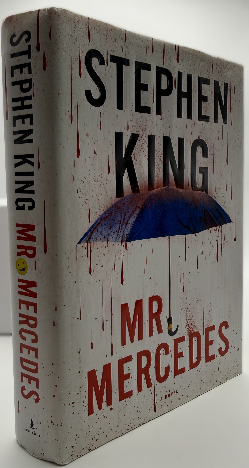 Stephen King Mr Mercedes first printing hardcover spine and dust jacket – Ruby's Reading Shelf