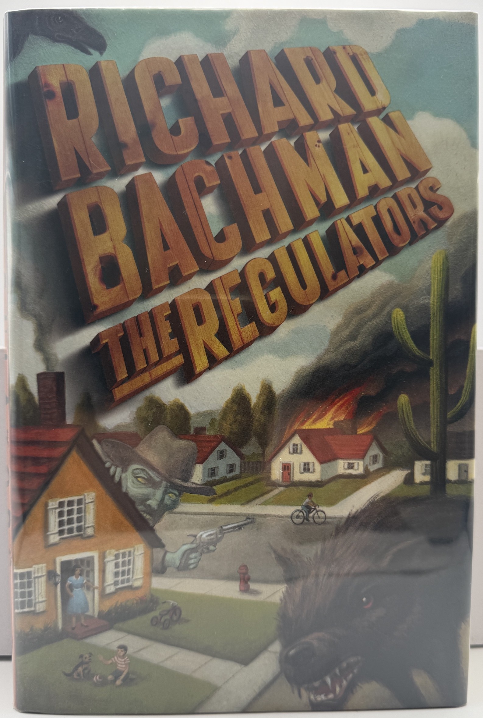 Richard Bachman The Regulators 1996 first edition hardcover front dust jacket – Ruby's Reading Shelf